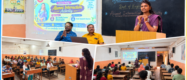 आजरा महाविद्यालयात इंग्रजी विभागाचा ‘Alumni Interaction Activity’ कार्यक्रम उत्साहात संपन्न