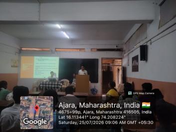 Alumni Guest Lecture: Department of Commerce, Ajara Mahavidyalaya, Ajara : 25/07/2026