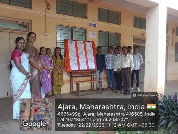 भारतीय उपग्रहांचा विकास' या विषयावर दि 22 सप्टेंबर 2026 रोजी  भित्तीपत्रिकेचे उदघाटन 